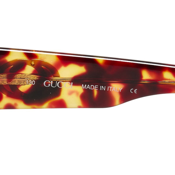 グッチ インターロッキングG サングラス GG2183/S ブラウン プラスチック レディース GUCCI 【中古】