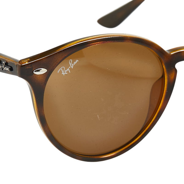 レイバン サングラス RB2180-F ブラウン プラスチック レディース Ray-Ban 【中古】