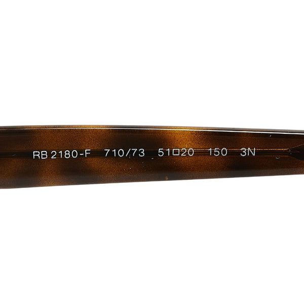レイバン サングラス RB2180-F ブラウン プラスチック レディース Ray-Ban 【中古】