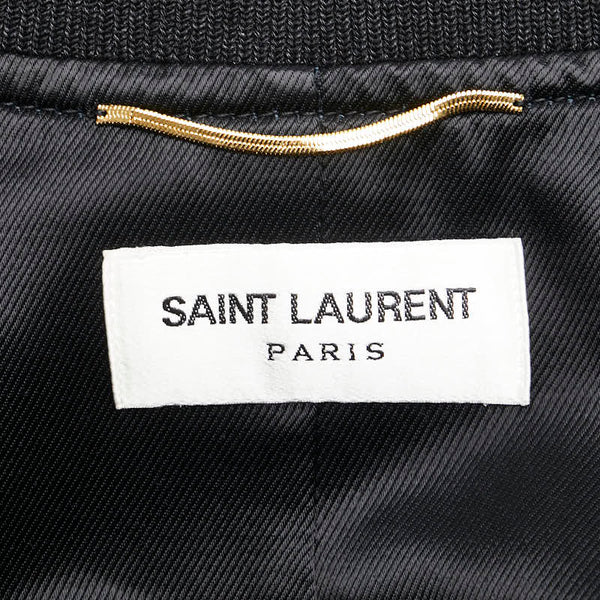サンローラン パラディウム スター 星 モチーフ テディブルゾン サイズ:34 ブラック ゴールド レーヨン レディース SAINT LAURENT 【中古】