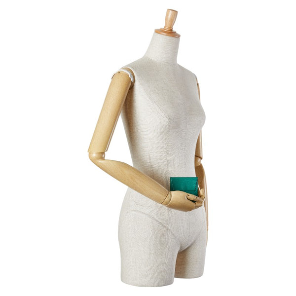 エルメス バスティア コインケース グリーン系 ヴォーエプソン レディース HERMES 【中古】