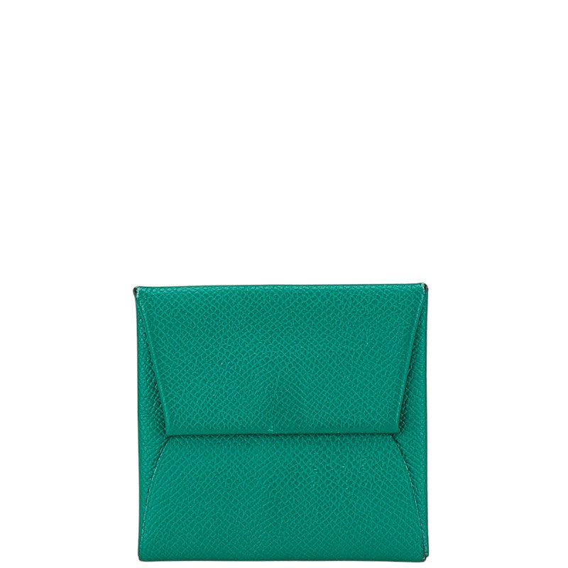 エルメス バスティア コインケース グリーン系 ヴォーエプソン レディース HERMES 【中古】