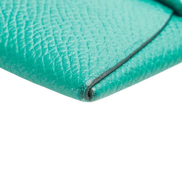 エルメス バスティア コインケース グリーン系 ヴォーエプソン レディース HERMES 【中古】