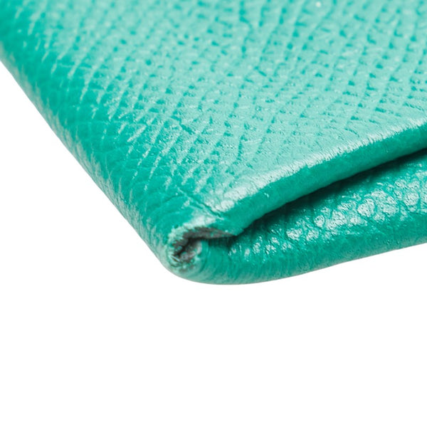 エルメス バスティア コインケース グリーン系 ヴォーエプソン レディース HERMES 【中古】