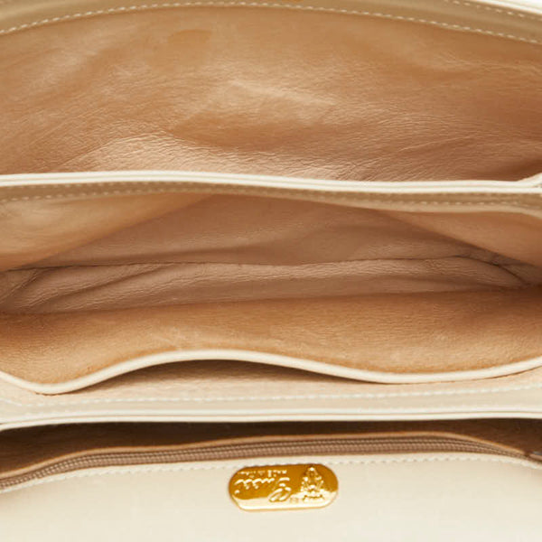 グッチ ショルダーバッグ 001 406 1780 ベージュ ゴールド レザー レディース GUCCI 【中古】