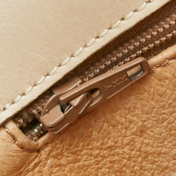 グッチ ショルダーバッグ 001 406 1780 ベージュ ゴールド レザー レディース GUCCI 【中古】