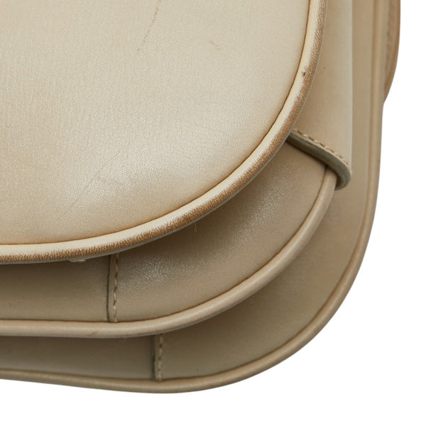 グッチ ショルダーバッグ 001 406 1780 ベージュ ゴールド レザー レディース GUCCI 【中古】