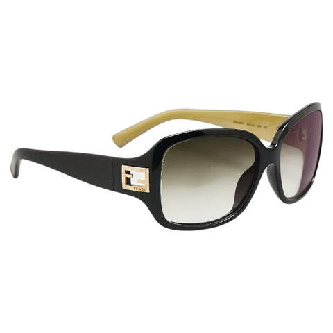 フェンディ サングラス FS5206FF ブラック プラスチック レディース FENDI 【中古】