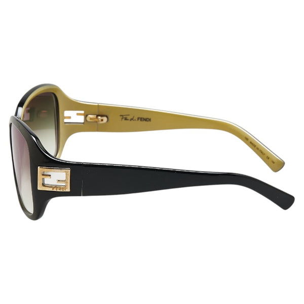フェンディ サングラス FS5206FF ブラック プラスチック レディース FENDI 【中古】