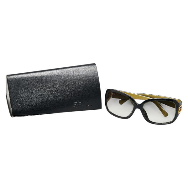 フェンディ サングラス FS5206FF ブラック プラスチック レディース FENDI 【中古】