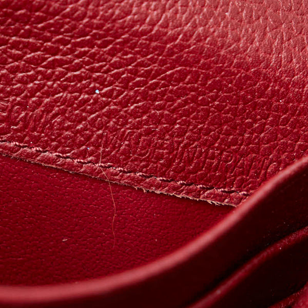 カルティエ C ドゥ カルティエ 長財布 ンターナショナルウォレット ワインレッド ボルドー レザー レディース CARTIER 【中古】