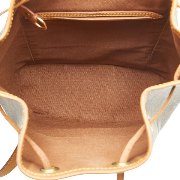 ルイ ヴィトン モノグラム モンスリPM リュック バックパック M51137 ブラウン PVC レザー レディース LOUIS VUITTON 【中古】