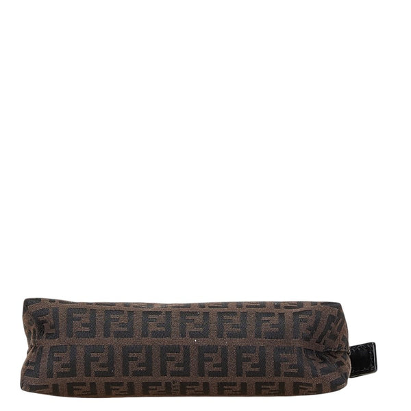 フェンディ ズッキーノ ハンドバッグ ブラウン キャンバス レディース FENDI 【中古】