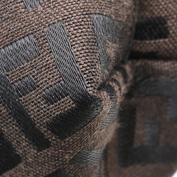 フェンディ ズッキーノ ハンドバッグ ブラウン キャンバス レディース FENDI 【中古】