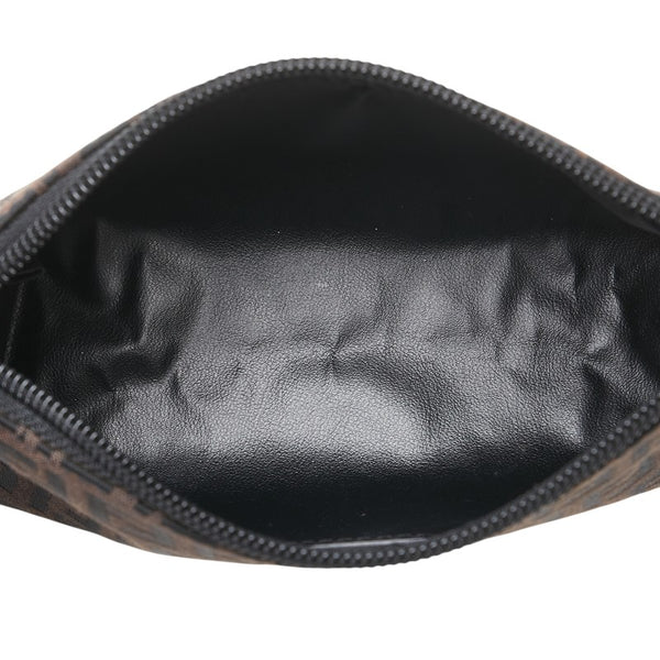 フェンディ ズッキーノ ハンドバッグ ブラウン キャンバス レディース FENDI 【中古】