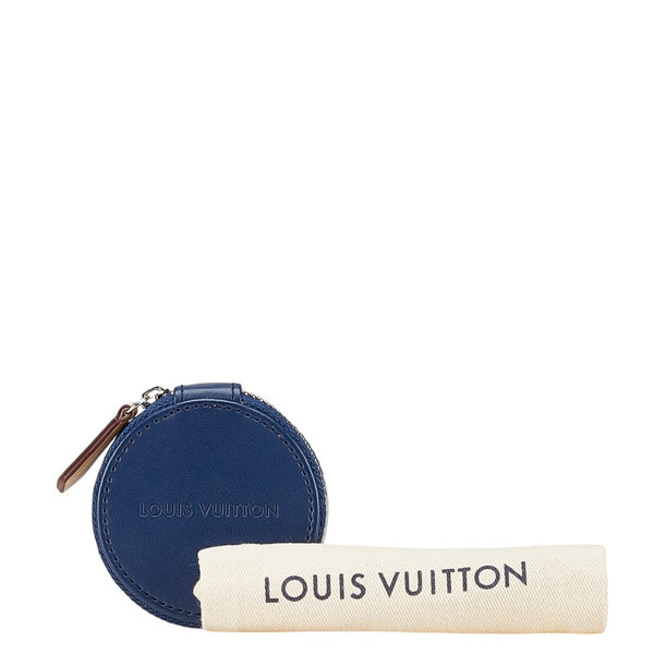 ルイ ヴィトン ホライゾン 専用ケース イヤホンケース QAB020 ネイビー レザー レディース LOUIS VUITTON 【中古】