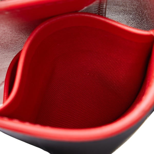 クリスチャンルブタン スタッズ カードケース 名刺入れ ブラック レザー メンズ Christian Louboutin 【中古】