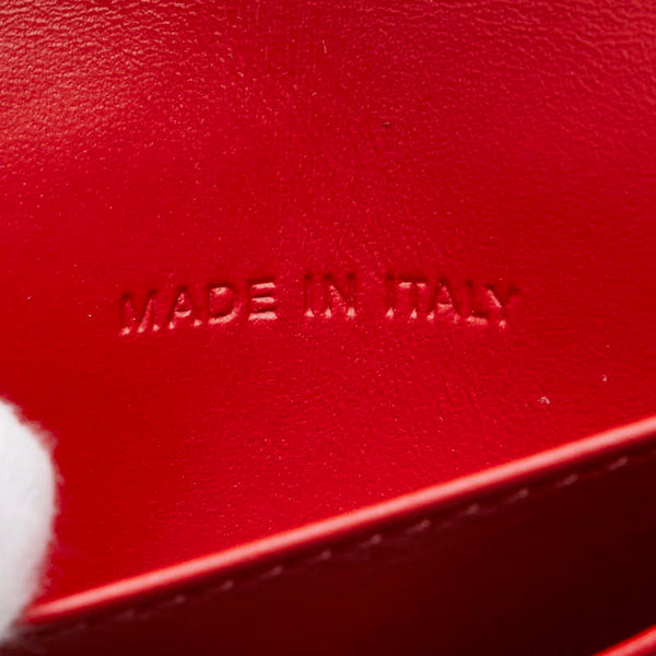 クリスチャンルブタン スタッズ カードケース 名刺入れ ブラック レザー メンズ Christian Louboutin 【中古】