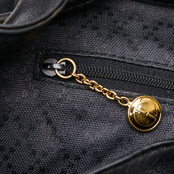 グッチ バンブー リュック バックパック 003 2058 0016 ブラック レザー レディース GUCCI 【中古】