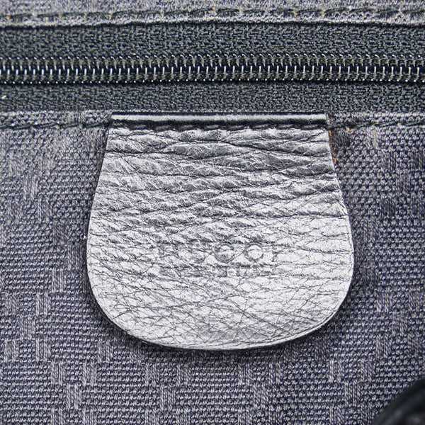 グッチ バンブー リュック バックパック 003 2058 0016 ブラック レザー レディース GUCCI 【中古】