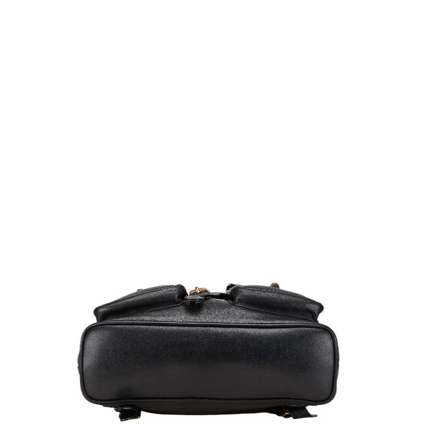 グッチ バンブー リュック バックパック 003 2058 0016 ブラック レザー レディース GUCCI 【中古】