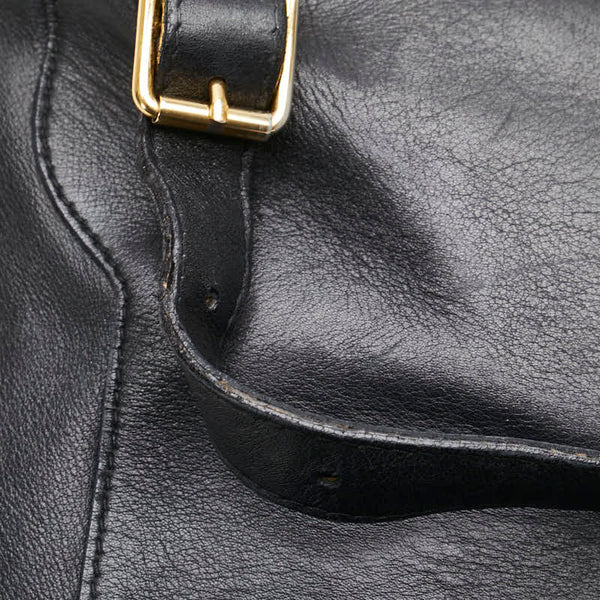 グッチ バンブー リュック バックパック 003 2058 0016 ブラック レザー レディース GUCCI 【中古】