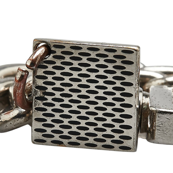 ルイ ヴィトン シェンヌ アノクレXL ウォレットチェーン キーホルダー キーリング M65774 シルバー メタル メンズ LOUIS VUITTON 【中古】