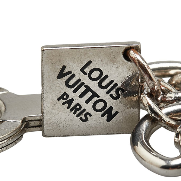 ルイ ヴィトン シェンヌ アノクレXL ウォレットチェーン キーホルダー キーリング M65774 シルバー メタル メンズ LOUIS VUITTON 【中古】