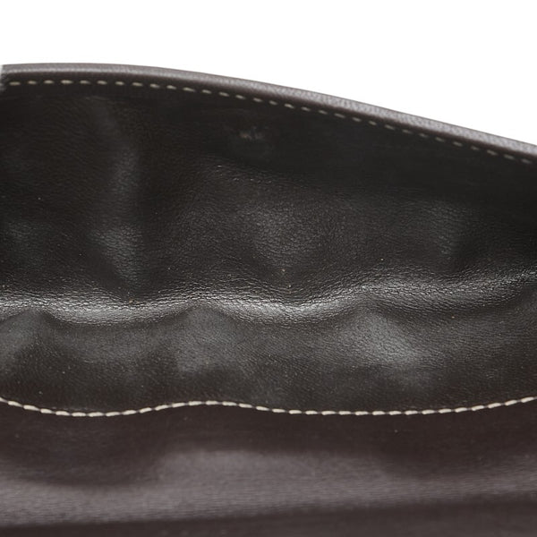 グッチ GGキャンバス ハート ロゴ 長財布 203550 ベージュ ブラウン キャンバス レザー レディース GUCCI 【中古】