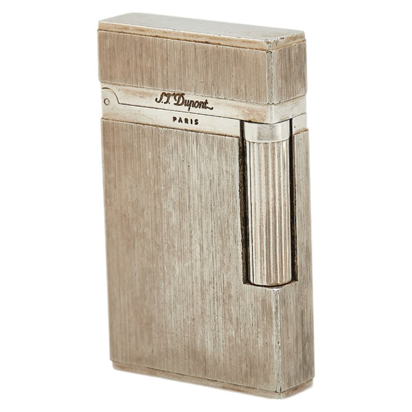 デュポン ライン2 ガスライター シルバー メタル メンズ Dupont 【中古】