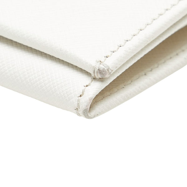 サルヴァトーレフェラガモ ヴァラリボン 長財布 JP-22-B480 ホワイト レザー レディース Salvatore Ferragamo 【中古】