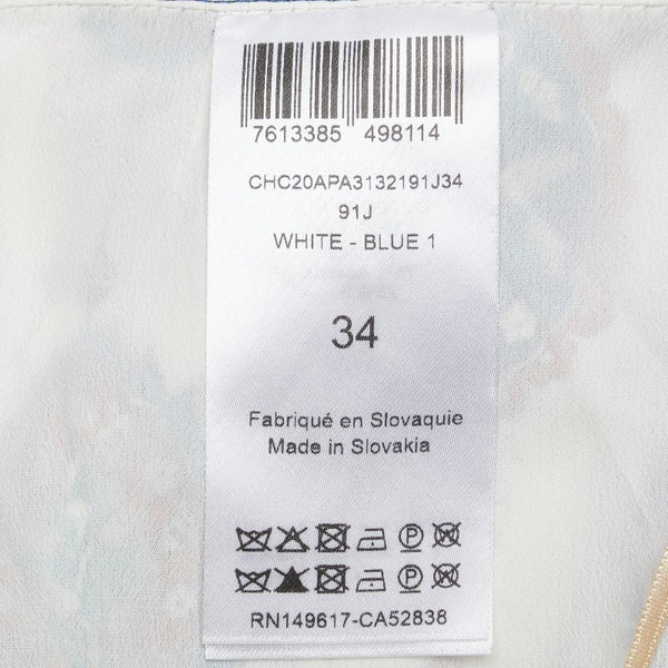 クロエ プリント パンツ サイズ：34 オフホワイト マルチカラー シルク レディース Chloe 【中古】