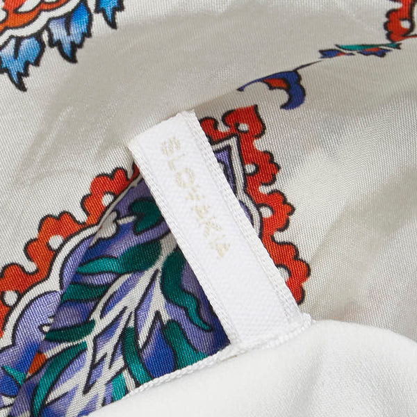 クロエ プリント パンツ サイズ：34 オフホワイト マルチカラー シルク レディース Chloe 【中古】