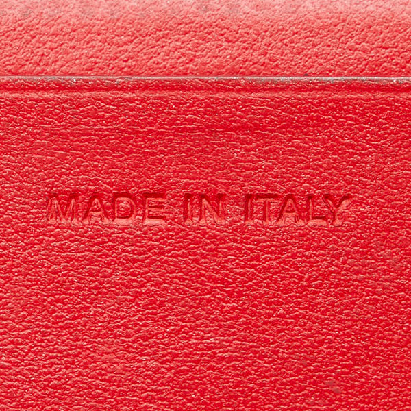 クリスチャンルブタン スタッズ ラウンドファスナー コインケース ブラック レザー レディース Christian Louboutin 【中古】