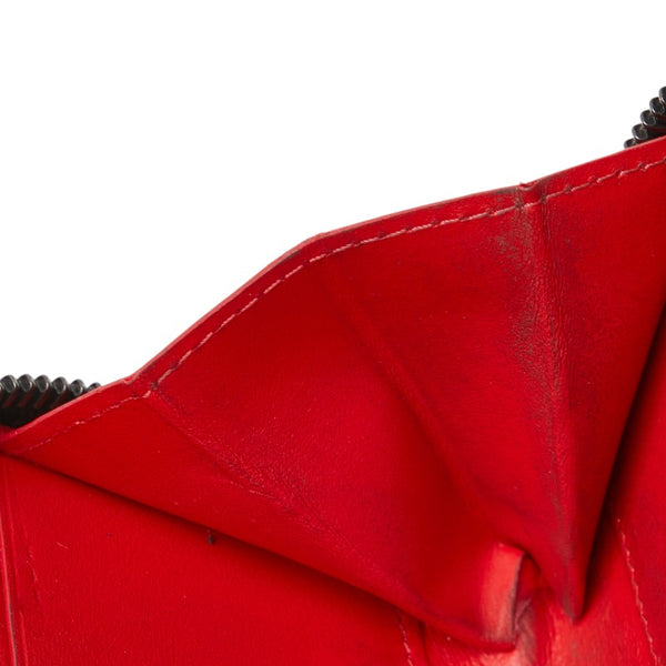 クリスチャンルブタン スタッズ ラウンドファスナー コインケース ブラック レザー レディース Christian Louboutin 【中古】