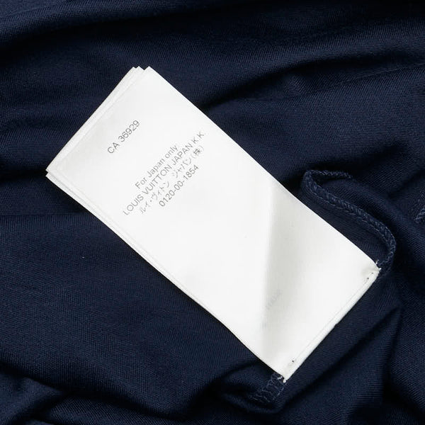 ルイ ヴィトン Tシャツ チェーン サイズ：M ネイビー イエロー コットン メッキ レディース LOUIS VUITTON 【中古】