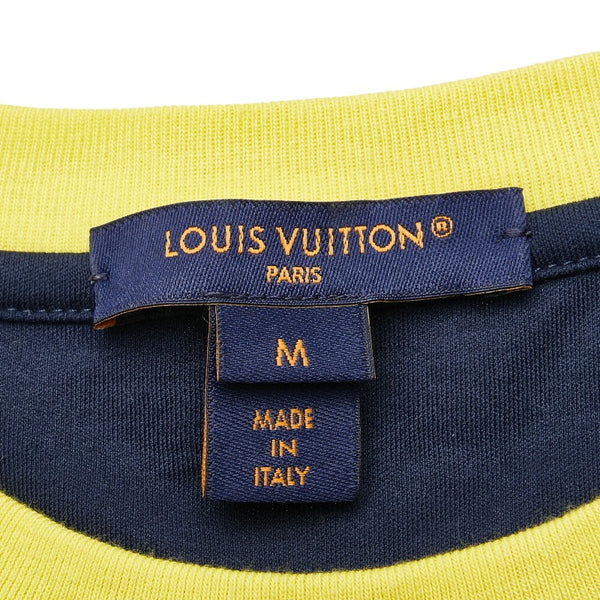 ルイ ヴィトン Tシャツ チェーン サイズ：M ネイビー イエロー コットン メッキ レディース LOUIS VUITTON 【中古】
