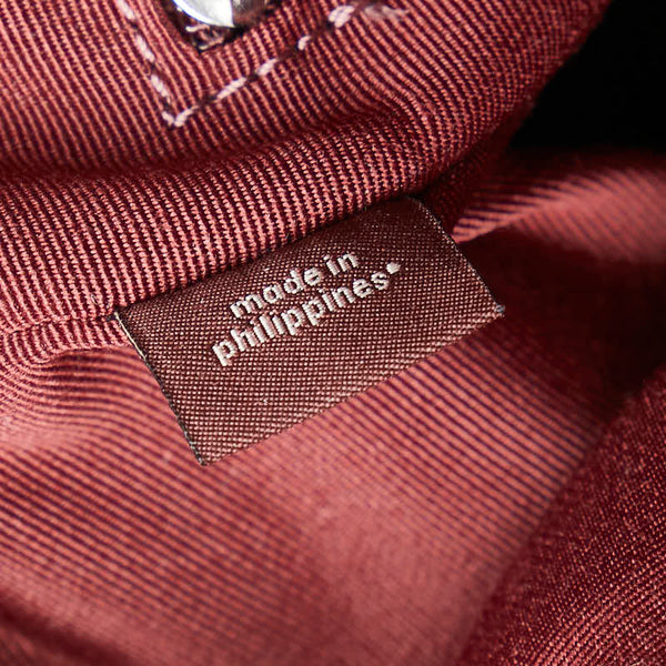 コーチ シグネチャ ドローストリング リュック バックパック CE601 FCE601 ブラック グレー キャンバス レザー レディース COACH 【中古】