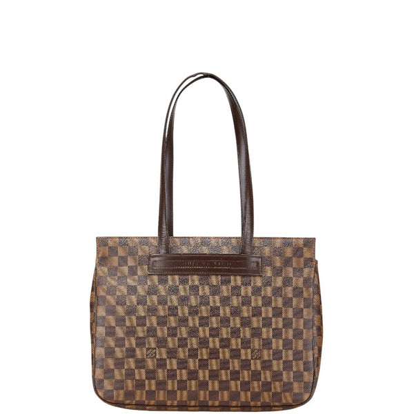 ルイ ヴィトン ダミエ パリオリPM トートバッグ ショルダーバッグ N51123 ブラウン PVC レザー レディース LOUIS VUITTON 【中古】