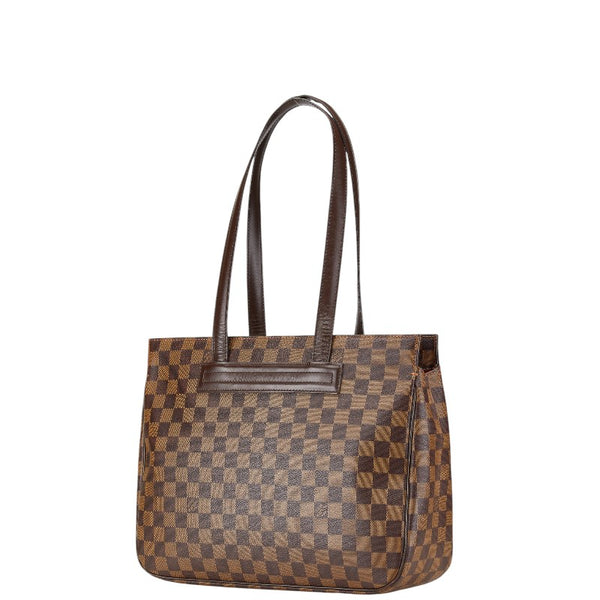 ルイ ヴィトン ダミエ パリオリPM トートバッグ ショルダーバッグ N51123 ブラウン PVC レザー レディース LOUIS VUITTON 【中古】