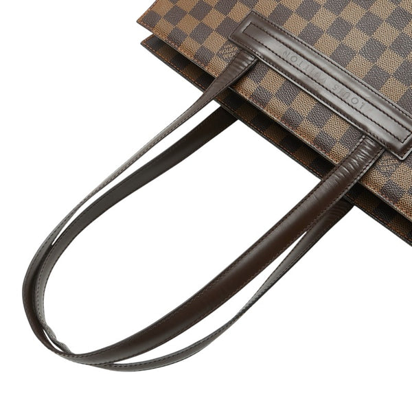 ルイ ヴィトン ダミエ パリオリPM トートバッグ ショルダーバッグ N51123 ブラウン PVC レザー レディース LOUIS VUITTON 【中古】