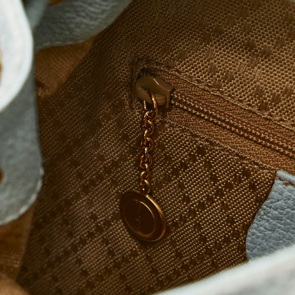 グッチ バンブー リュック バックパック 003 3444 0030 グリーン ブルー スウェード レザー レディース GUCCI 【中古】