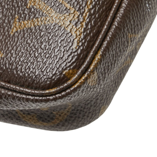 ルイ ヴィトン モノグラム ポシェット アクセソワール ショルダーバッグ M51980 ブラウン PVC レザー レディース LOUIS VUITTON 【中古】