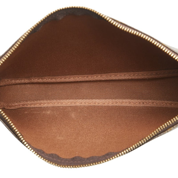 ルイ ヴィトン モノグラム ポシェット アクセソワール ショルダーバッグ M51980 ブラウン PVC レザー レディース LOUIS VUITTON 【中古】