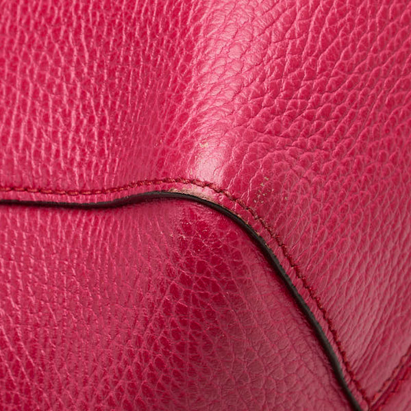 グッチ スウィング トートバッグ ショルダーバッグ 354408 ピンク レザー レディース GUCCI 【中古】