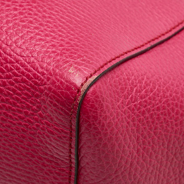 グッチ スウィング トートバッグ ショルダーバッグ 354408 ピンク レザー レディース GUCCI 【中古】