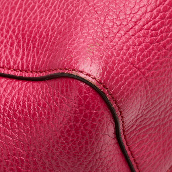 グッチ スウィング トートバッグ ショルダーバッグ 354408 ピンク レザー レディース GUCCI 【中古】