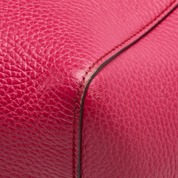 グッチ スウィング トートバッグ ショルダーバッグ 354408 ピンク レザー レディース GUCCI 【中古】