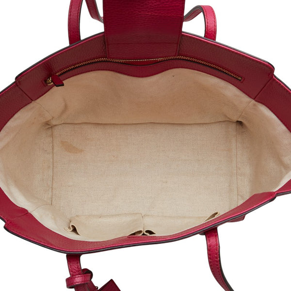 グッチ スウィング トートバッグ ショルダーバッグ 354408 ピンク レザー レディース GUCCI 【中古】