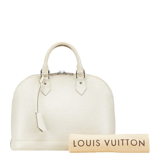 ルイ ヴィトン エピ アルマPM ハンドバッグ M4030J イヴォワール ホワイト レザー レディース LOUIS VUITTON 【中古】